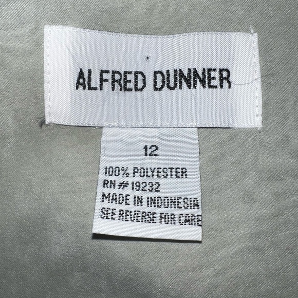 Vintage Alfred Dunner Suede Style Zip Jacket - Picture 7 of 9